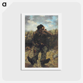 アートポストカード-The Vagabond - ギュスターヴ クールベ Postcard.