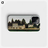 Landscape and Four Fisherman - Henri Rousseau Phone Case.