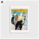 アートポストカード-Elles: The Clownesse - アンリ ド トゥールーズ ロートレック Postcard.