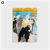 アートポストカード-Elles: The Clownesse - アンリ ド トゥールーズ ロートレック Postcard.