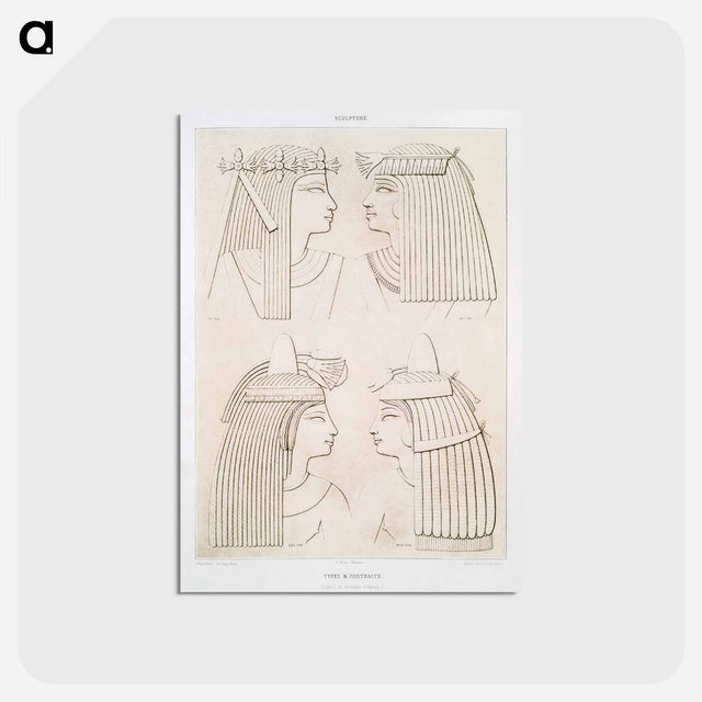 アートポストカード-Ladies of Various Eras
 - エジプト美術史 Postcard.