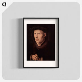 アートポスター-Portrait of Jan de Leeuw - ヤン ファン エイク Poster.