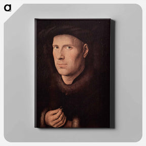 アートパネル-Portrait of Jan de Leeuw - ヤン ファン エイク Canvas.