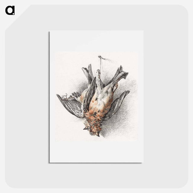アートポストカード-Two dead birds - ジャン ベルナール Postcard.