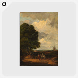 アートポストカード-Spring Plowing near East Burgholt
 - ジョン コンスタブル Postcard.