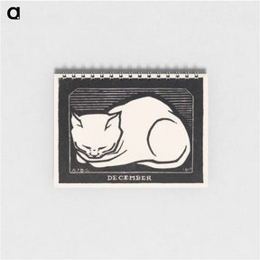 アートメモ帳-December cat - ユリー デ フラーハ Memo.