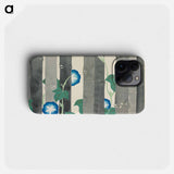 Morning glories from Momoyogusa–Flowers of a Hundred Generations - Kamisaka Setsuka Phone Case.