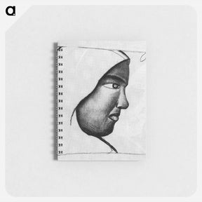 アートメモ帳-Woman s Head in Profile - カジミール マレーヴィチ Memo.