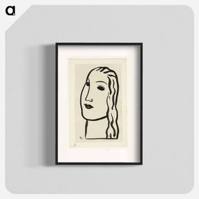 アートポスター-Woman's head - レオ ヘステル Poster.