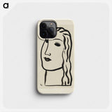 Woman's head - Leo Gestell Phone Case.