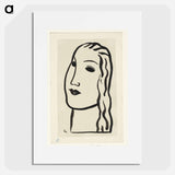 Woman's head - レオ ゲステル Poster.