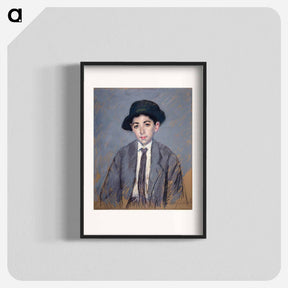 アートポスター-Charles Dikran Kelekian painting in high resolution by Mary Cassatt - メアリー カサット Poster.