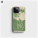 Woman with water jug ​​on tray - Maurice Denis Phone Case.