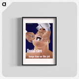 アートポスター-Dental Care in the Workplace
 - 国立医学図書館 Poster.