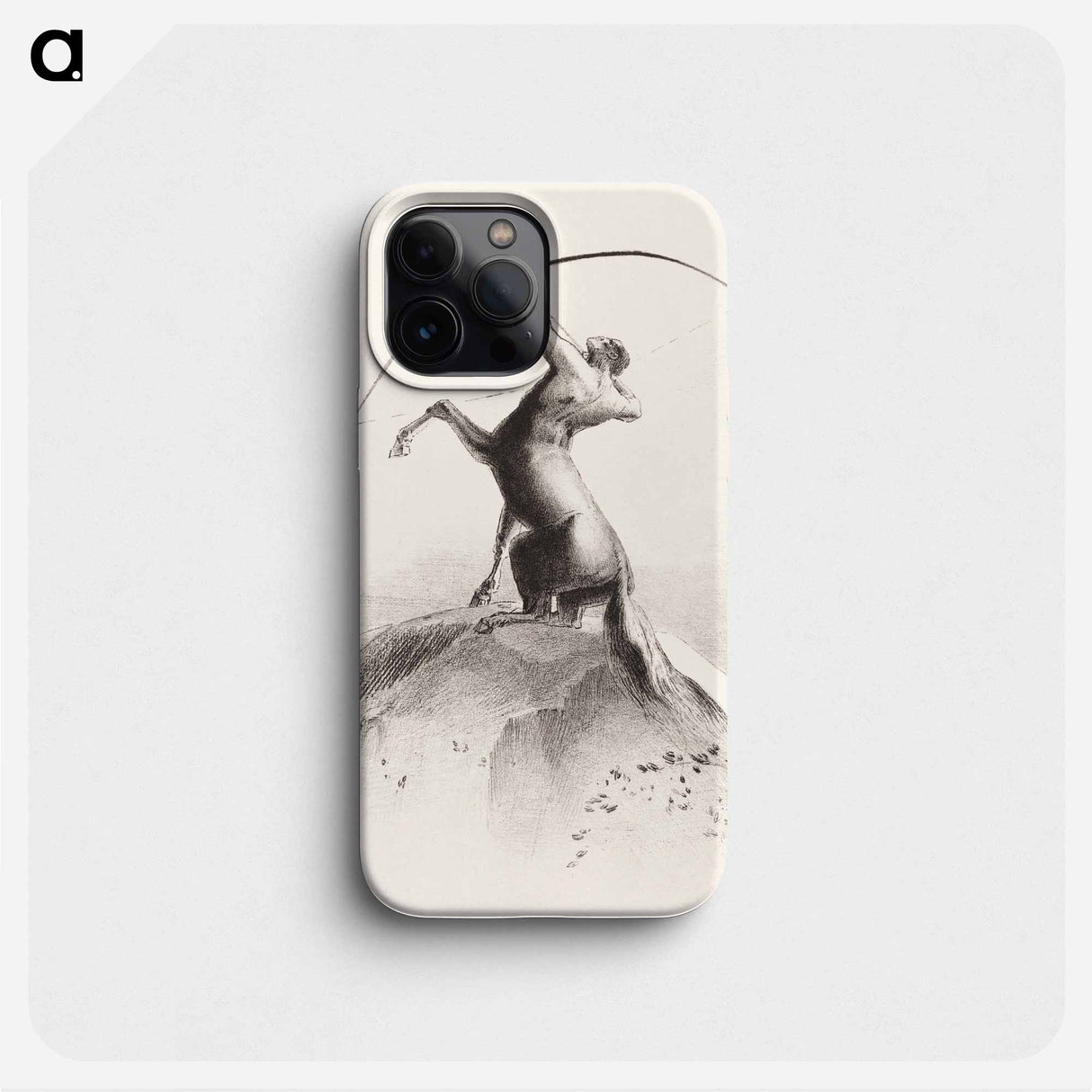 Centaur Aiming at the Clouds - Odilon Redon Phone Case.