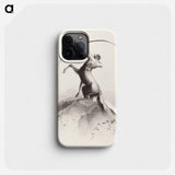 Centaur Aiming at the Clouds - オディロン ルドン Phone Case.