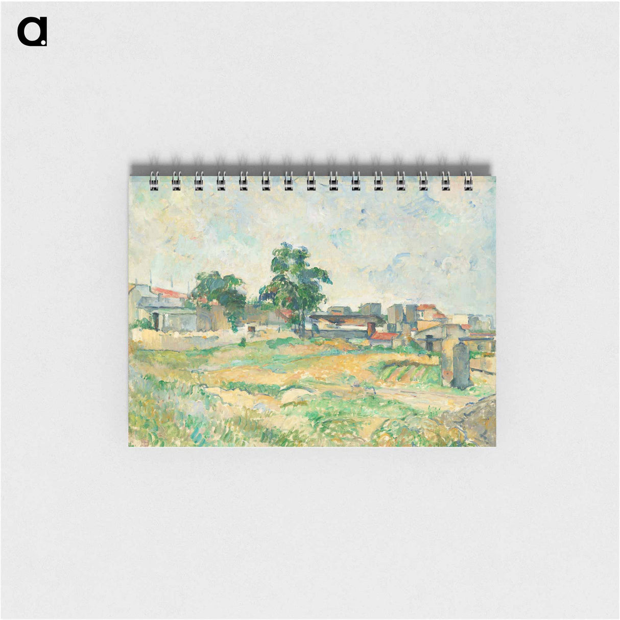 Landscape near Paris - ポール セザンヌ Memo.
