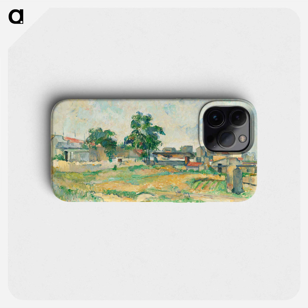 Landscape near Paris - Paul Cezanne Phone Case.