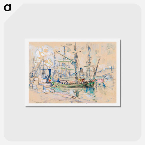 Marseille - Paul Signac Postcard.