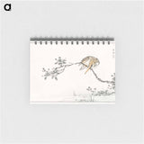 アートメモ帳-Japanese Pied Kingfisher
 - 鳥類図鑑 Memo.