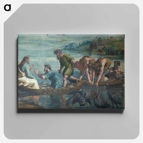 The Miraculous Draft of Fishes - ラファエロ サンティ Canvas.