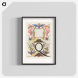 アートポスター-Guide for Constructing the Letter Q from Mira Calligraphiae Monumenta
 - 書道のお手本 Poster.