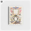 アートメモ帳-Guide for Constructing the Letter Q from Mira Calligraphiae Monumenta
 - 書道のお手本 Memo.