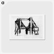 アートポストカード-Composition (The Cow) - テオ ファン ドゥースブルフ Postcard.