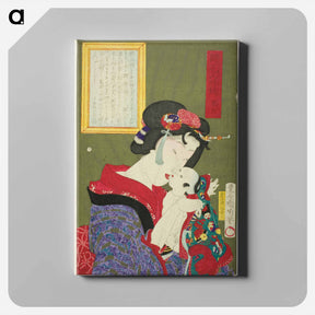 アートパネル-Maiden - 豊原 国周 Canvas.