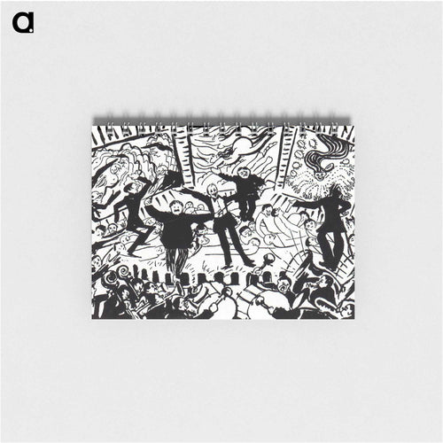 A Futurist Evening in Milan - ウンベルト ボッチョーニ  Memo.