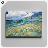 Landscape from Saint-Rémy - Vincent van Gogh Canvas.