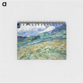 アートメモ帳-Landscape from Saint-Rémy - フィンセント ファン ゴッホ Memo.