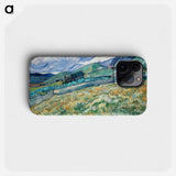 Landscape from Saint-Rémy - フィンセント ファン ゴッホ Phone Case.