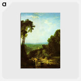 Crossing the Brook - ウィリアム ターナー Postcard.