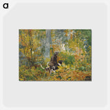 アートポストカード-On the Trail - ウィンスロー ホーマー Postcard.