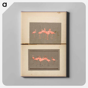 Flamingoes - アボット ハンダーソン セイヤー Canvas.