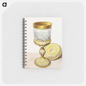 アートメモ帳-Golden cup with lid - アールト シューマン Memo.