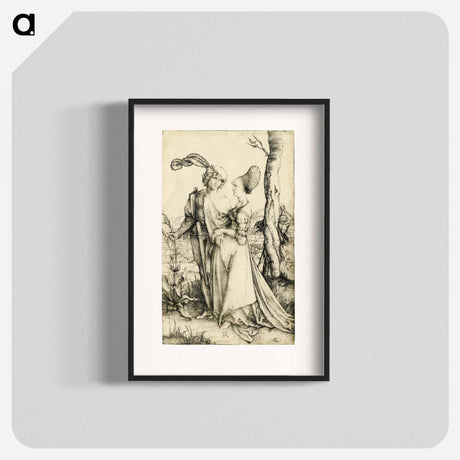 アートポスター-Durer - The Promenade - アルブレヒト デューラー Poster.