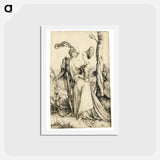 アートポストカード-Durer - The Promenade - アルブレヒト デューラー Postcard.
