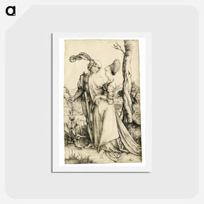 アートポストカード-Durer - The Promenade - アルブレヒト デューラー Postcard.
