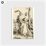 アートポストカード-Durer - The Promenade - アルブレヒト デューラー Postcard.
