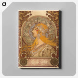 Zodiac - Alphonse Mucha Canvas.