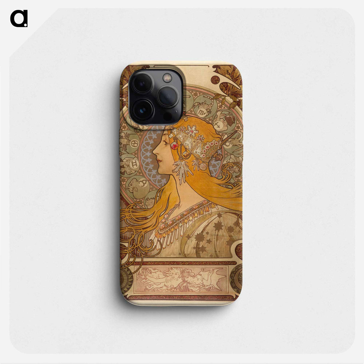 Zodiac - アルフォンス ミュシャ Phone Case.