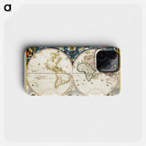 Nova et accuratissima totius terrarum orbis tabula - アンティーク地図 Phone Case.