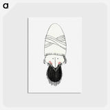 アートポストカード-Fashion Plate
 - シャルル マルタン Postcard.