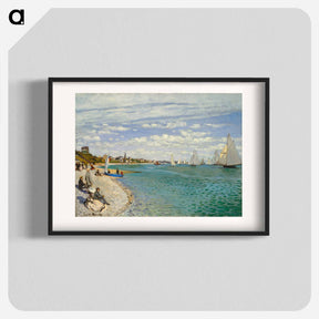アートポスター-Regatta at Sainte-Adresse - クロード モネ Poster.