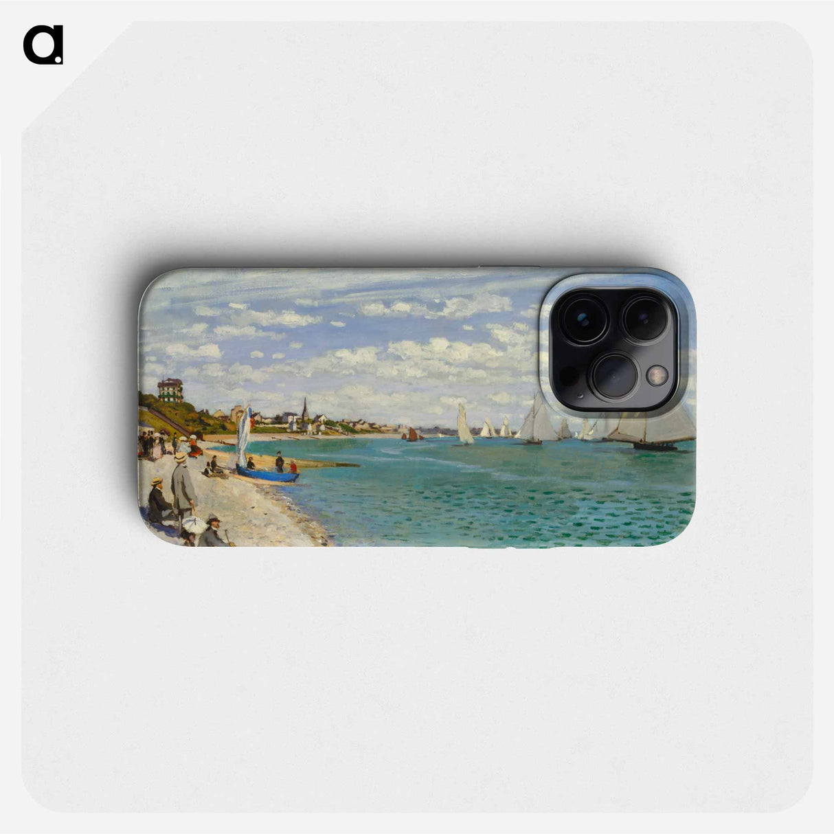 Regatta at Sainte-Adresse - Claude Monet Phone Case.