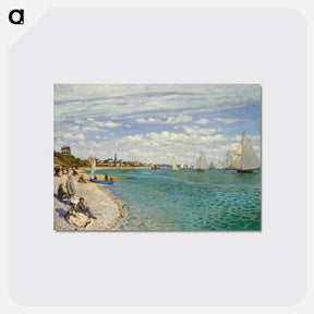 アートポストカード-Regatta at Sainte-Adresse - クロード モネ Postcard.