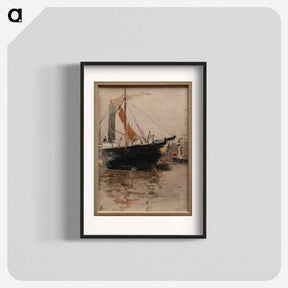 アートポスター-Harbor Scene
 - ダラス美術館 Poster.