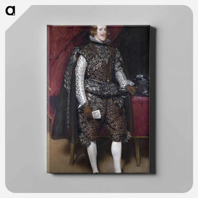アートパネル-Philip IV of Spain in Brown and Silver - ディエゴ ベラスケス Canvas.